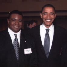 Martin Hunt and Barak Obama
